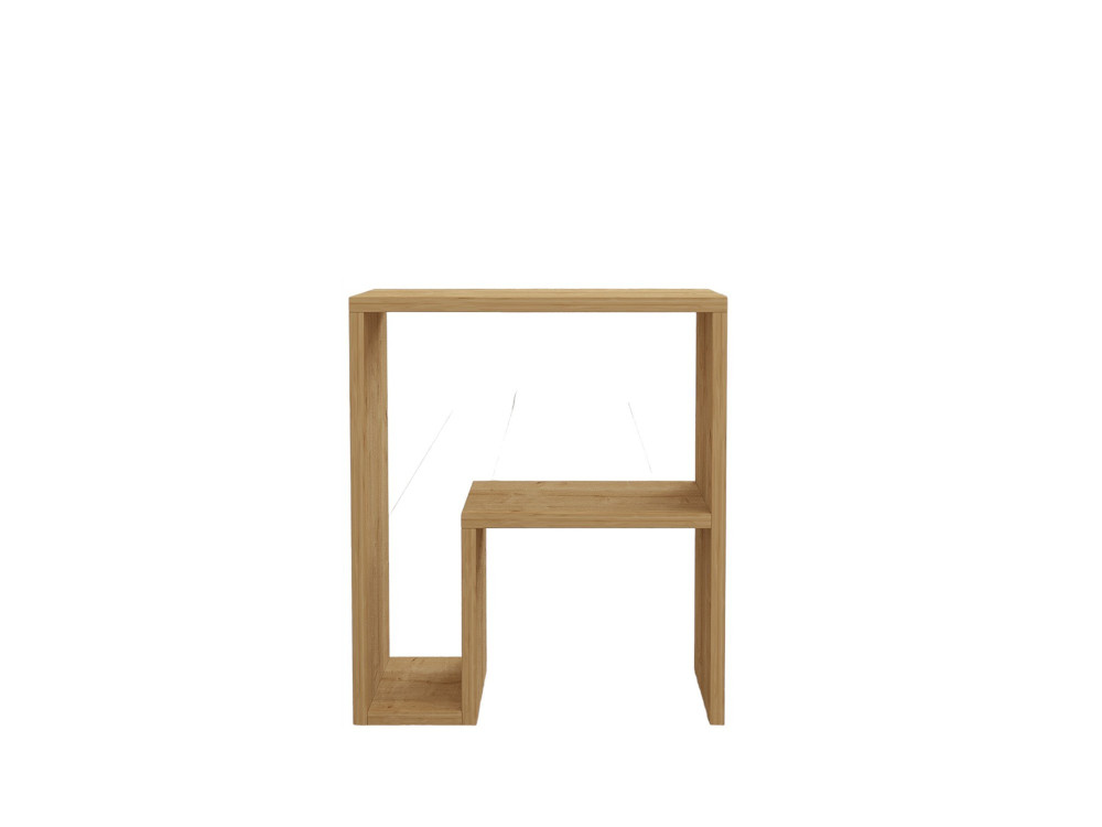 Mesa de apoio em madeira "Yepa" - 45 x 29 x 51 cm - Carvalho safira