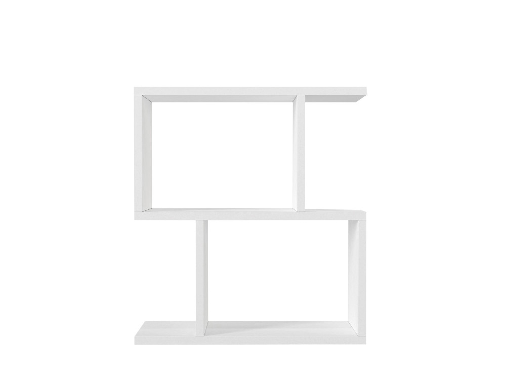 Mesa de apoio de madeira "Karinus" - 50 x 17 x 55 cm - Branco