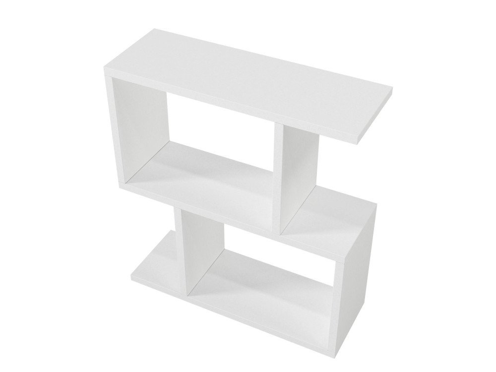 Mesa de apoio de madeira "Karinus" - 50 x 17 x 55 cm - Branco