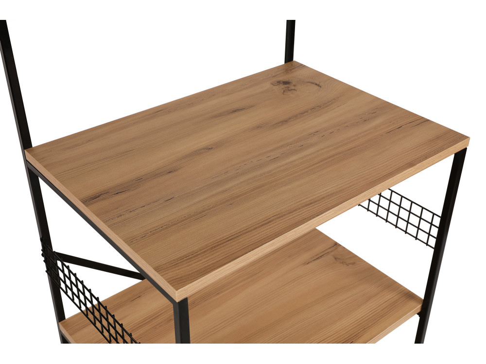 Armário multiusos de madeira "Anemon" - 60 x 45 x 124 cm - Castanho