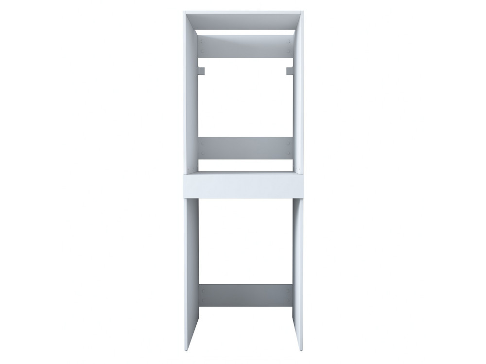 Armário para máquina de lavar roupa "Dorma" em madeira - 66 x 65 x 189 cm - Branco