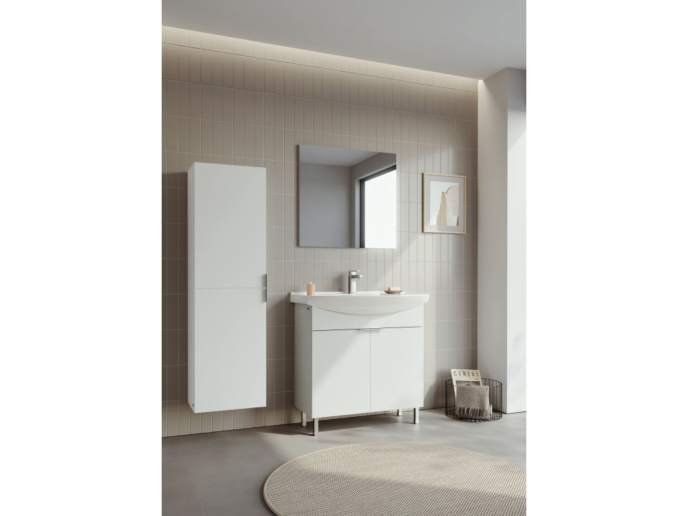 Espelho decorativo em madeira «Purus 80» -  cm - Transparente
