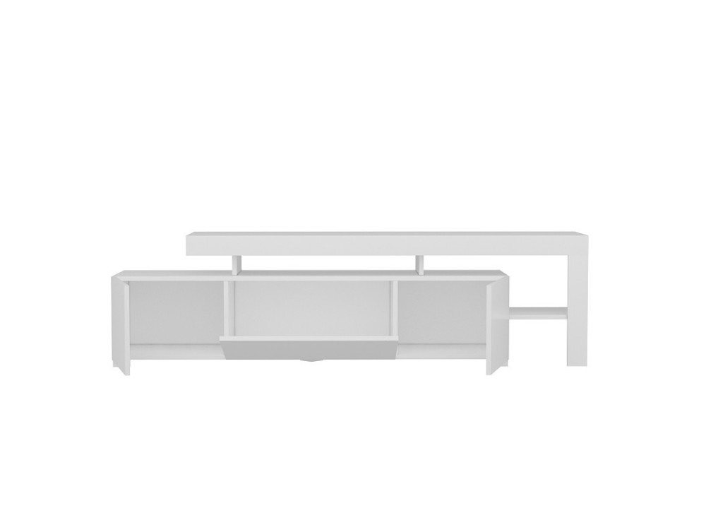 Suporte de TV em madeira "Beliz" 192 x 37 x 53 cm - Branco