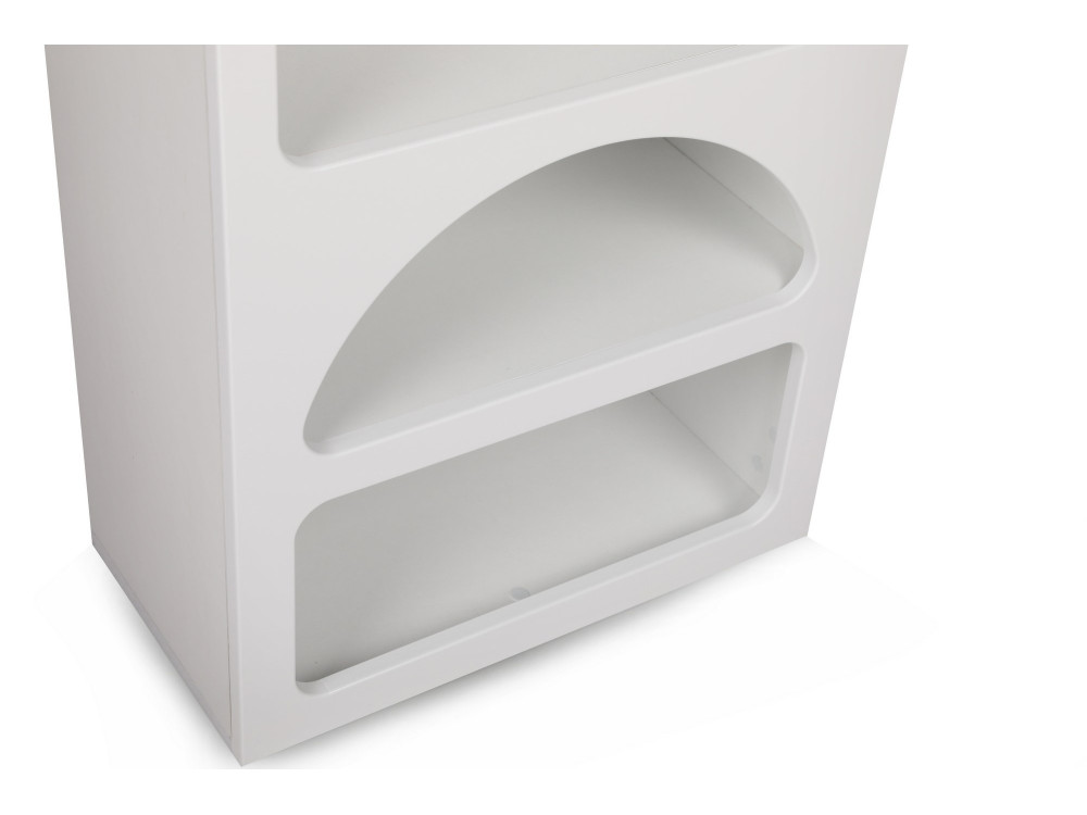Estante de madeira "Venüs" 60 x 32 x 150 cm - Branco