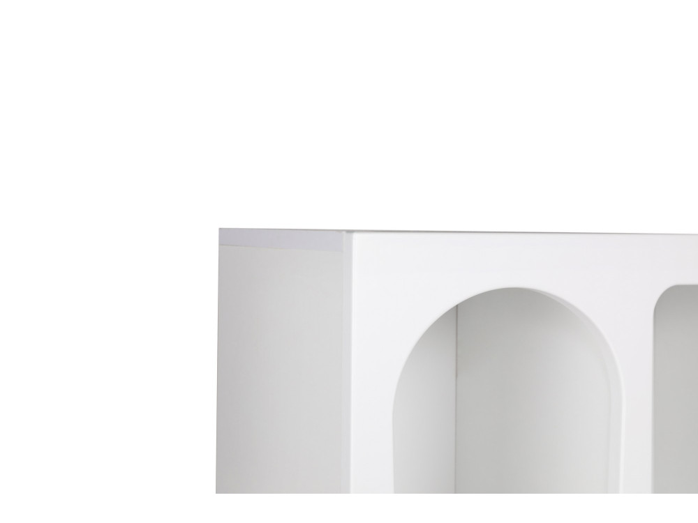 Estante de madeira "Venüs" 60 x 32 x 150 cm - Branco