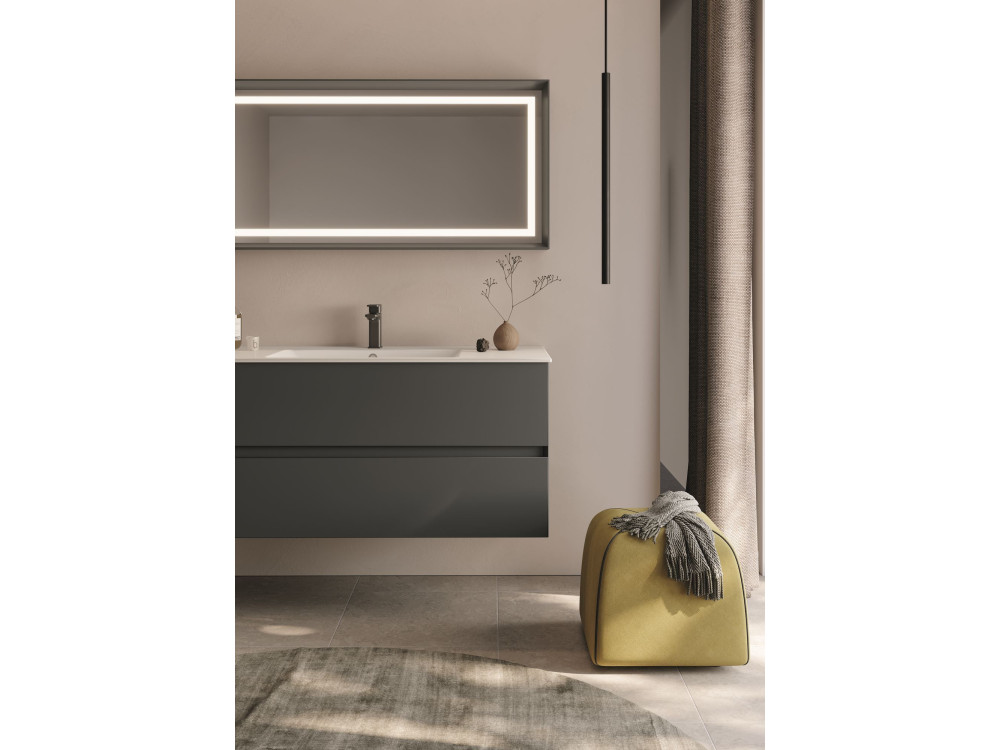 Móvel para lavatório «Nest 121 v2» - 121 x 51 x 55 cm - Antracite mate