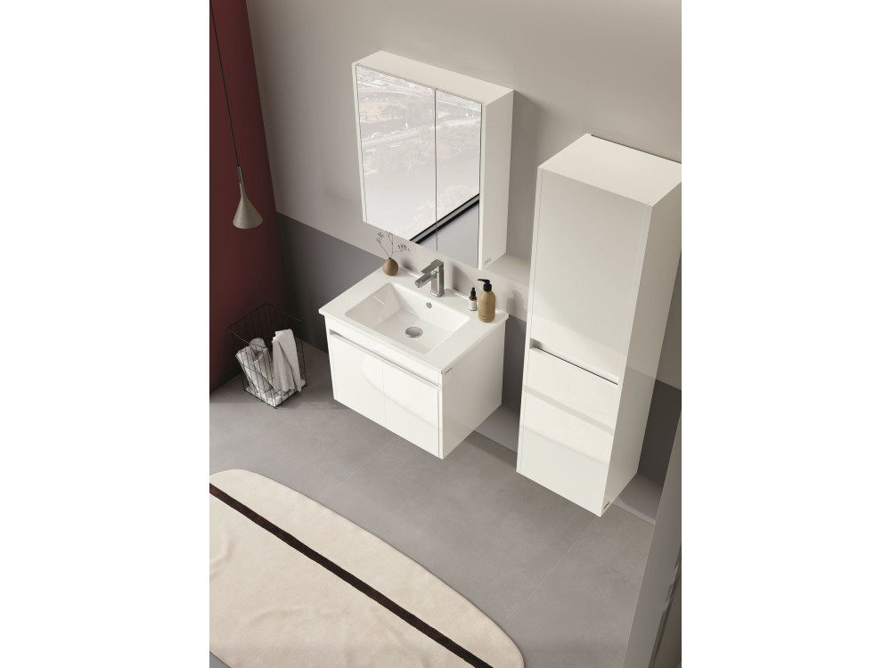 Móvel para lavatório «Arno 65» - 65 x 45 x 52 cm - Branco