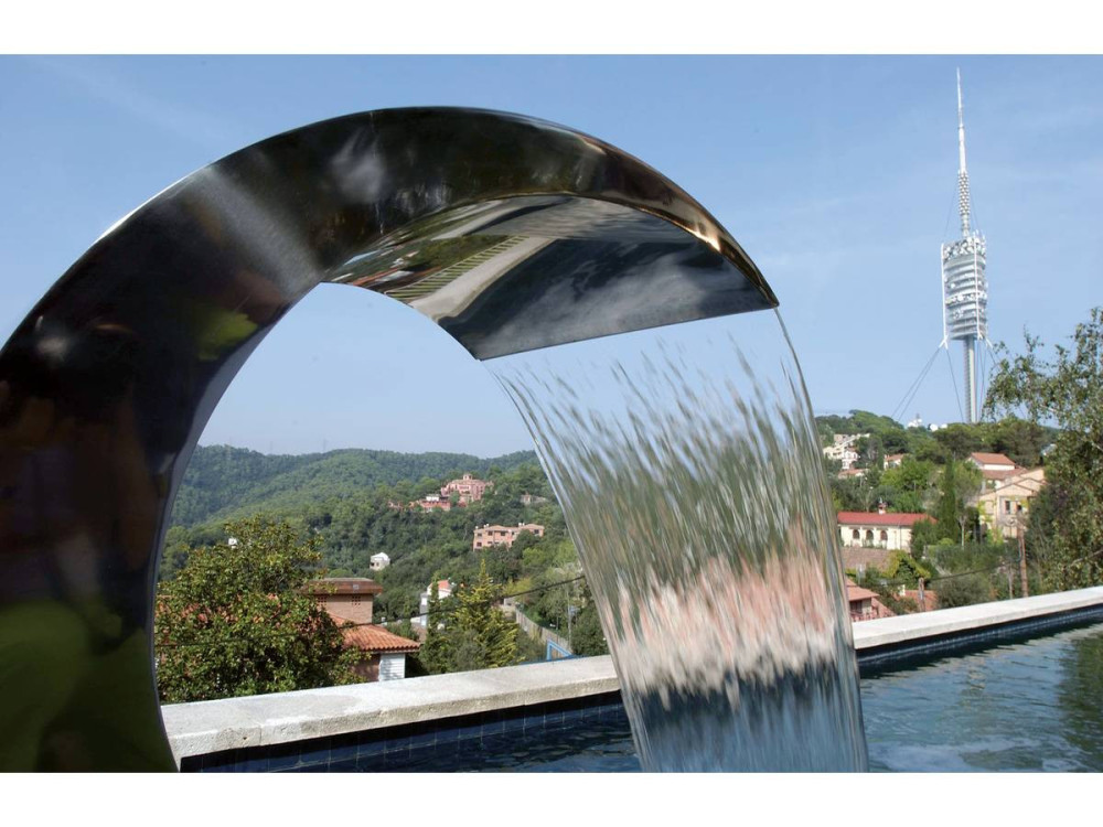 Piscina em cascata "Mini Bali" - 39 x 38 x 59 cm - Aço inoxidável