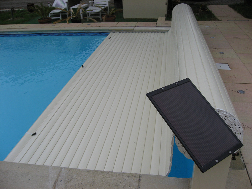 Obturador solar de enrolar acima do solo "Golden Roll" - 7 x 3,5 m