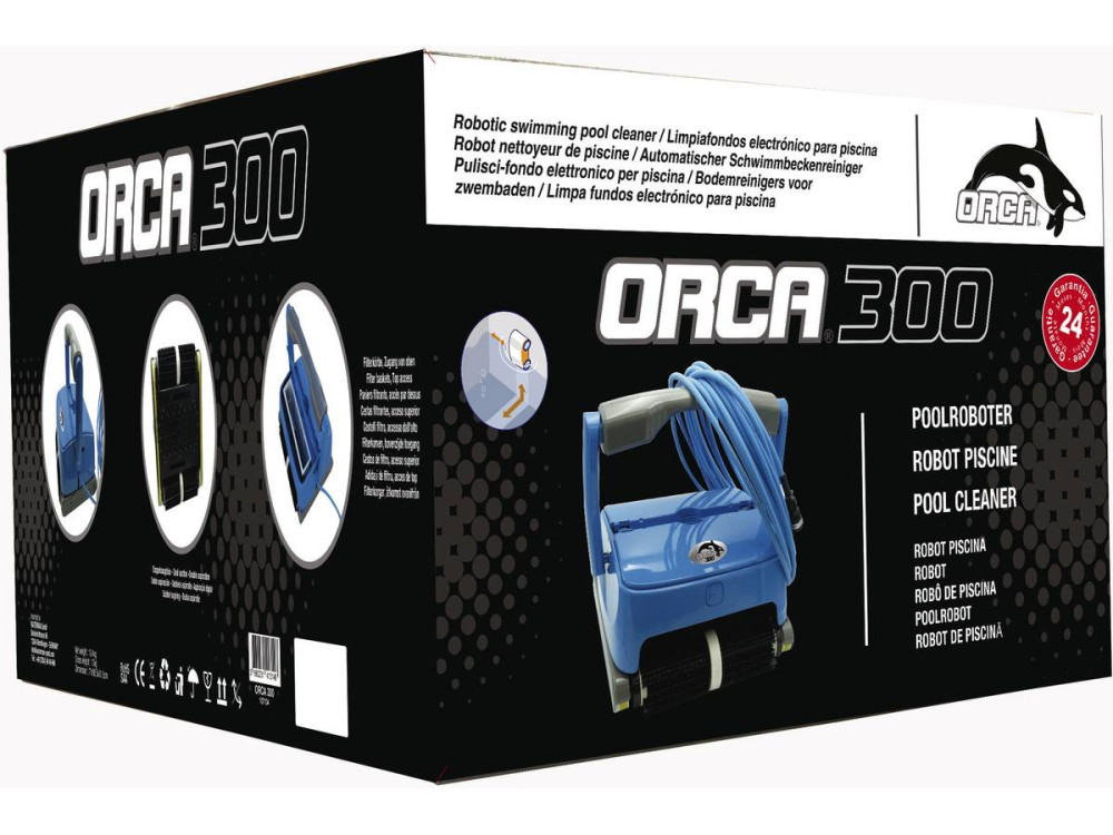Aspirador elétrico ORCA 300" para piscinas