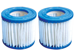 Pacote de 2 filtros de piscina de reposição O Blue