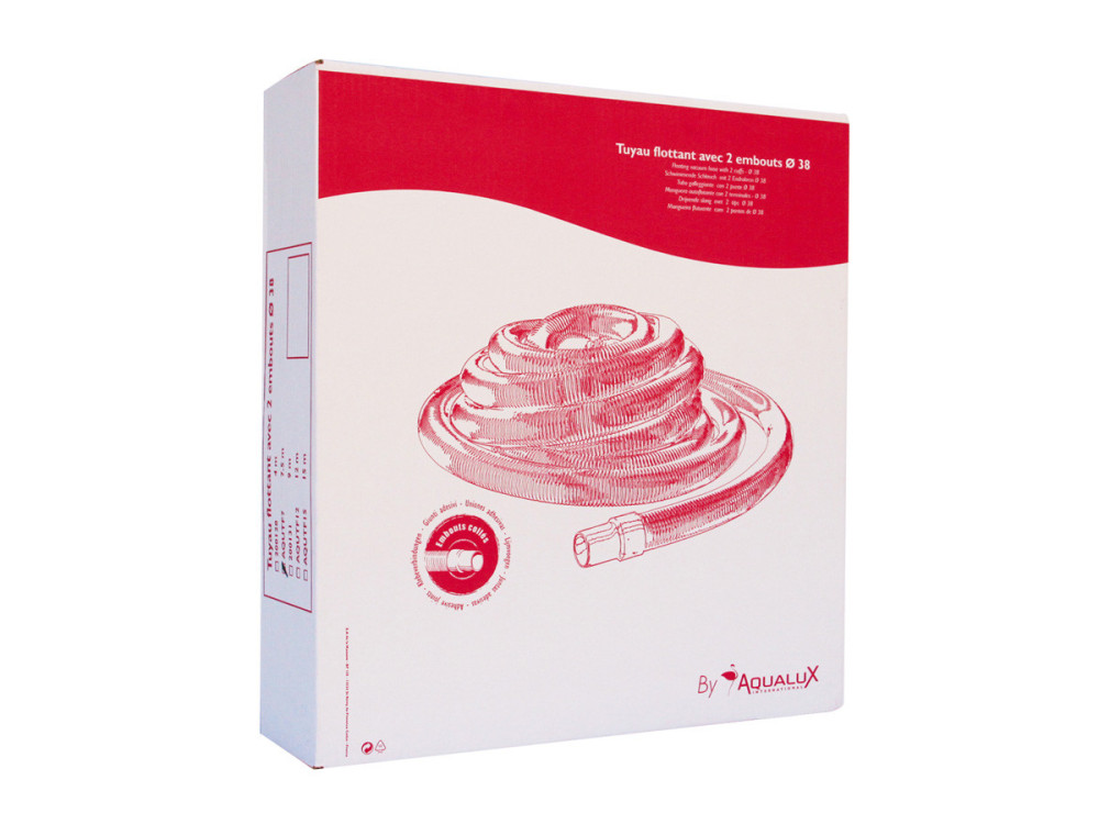 Mangueira flutuante com 2 extremidades pré-cortadas - 4 m, Ø 38 mm