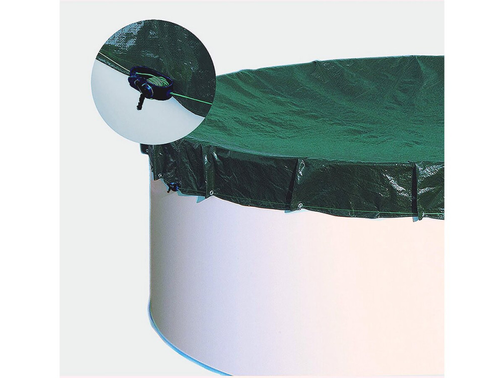 Capa de inverno para piscinas redondas - Ø 3,50 m - Verde