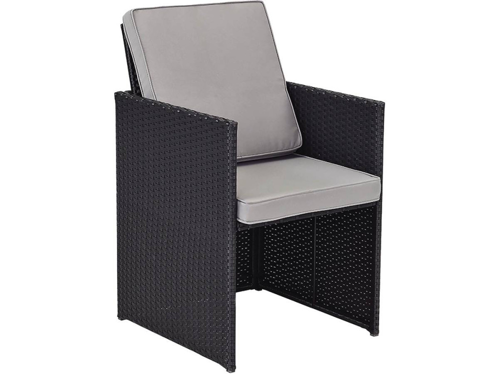 Conjunto de 2 poltronas Chicago - "Atlanta" - Preto