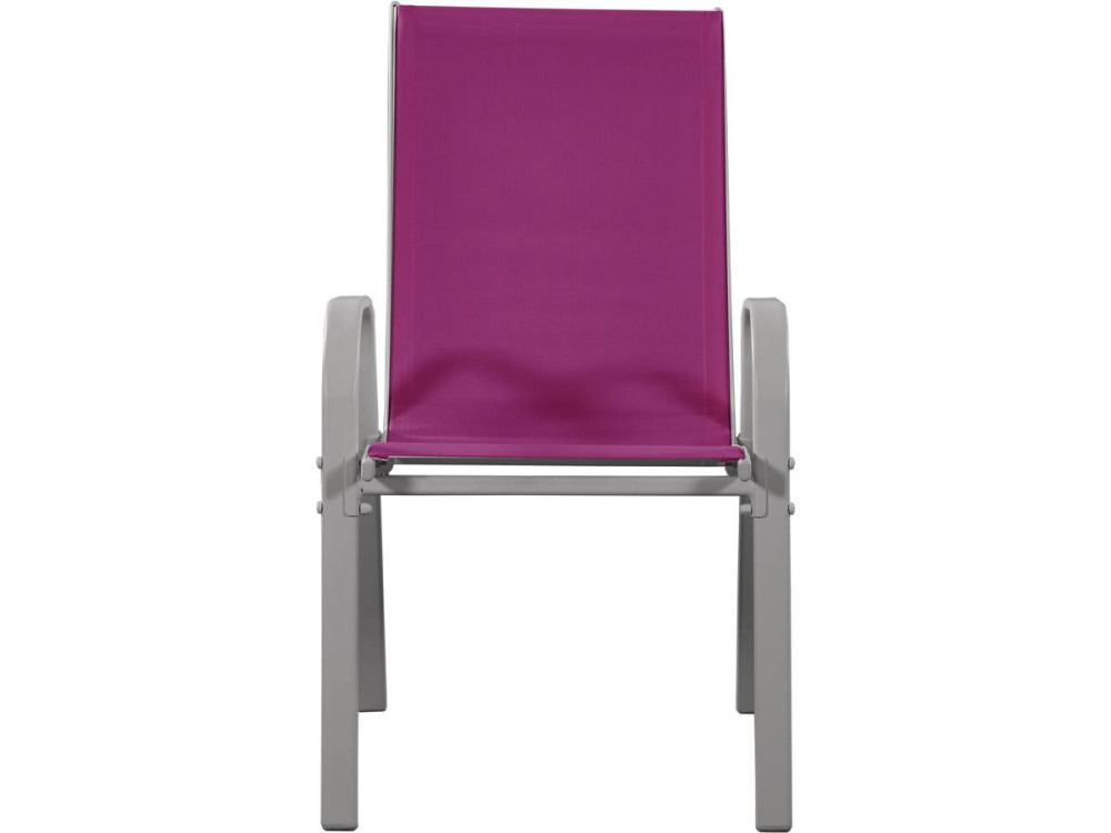 Poltrona de Jardim em textilene "Cordoba" - Phoenix - Rosa - Conjunto de 4