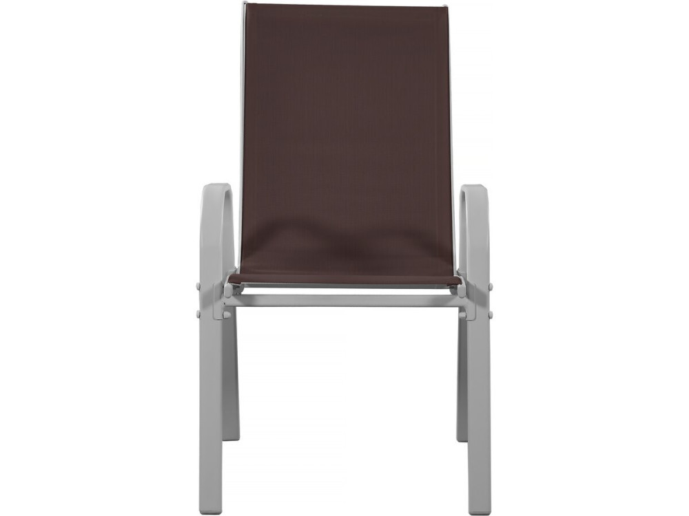 Poltrona de jardim Textilene "Cordoba" - Fénix - Taupe - Kit de 2