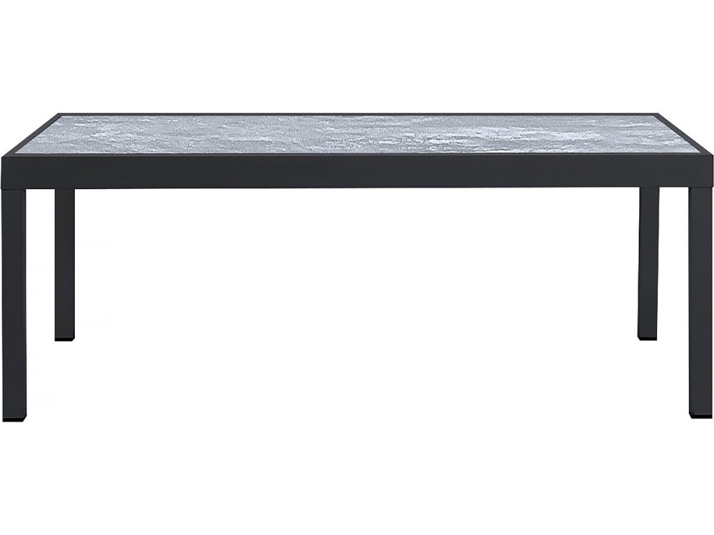 Mesa de jardim em alumínio extensível "Lagos" - 200/320 x 105 x 76 cm - Cinzento
