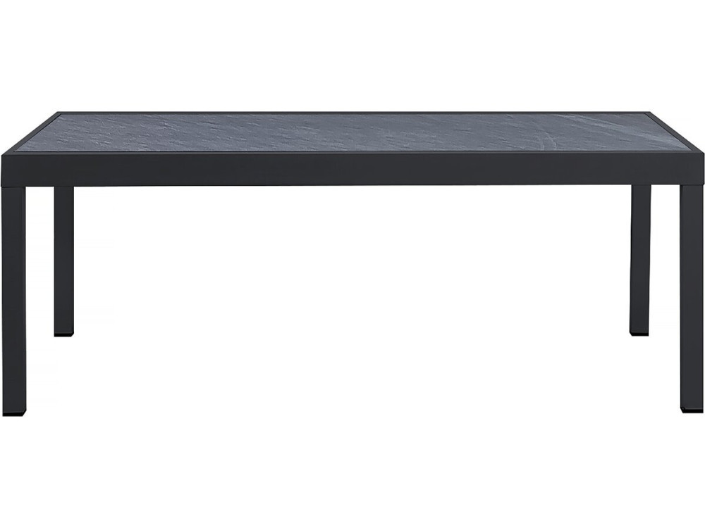 Mesa de jardim em alumínio extensível "Lagos" - 200/320 x 105 x 76 cm - Preto
