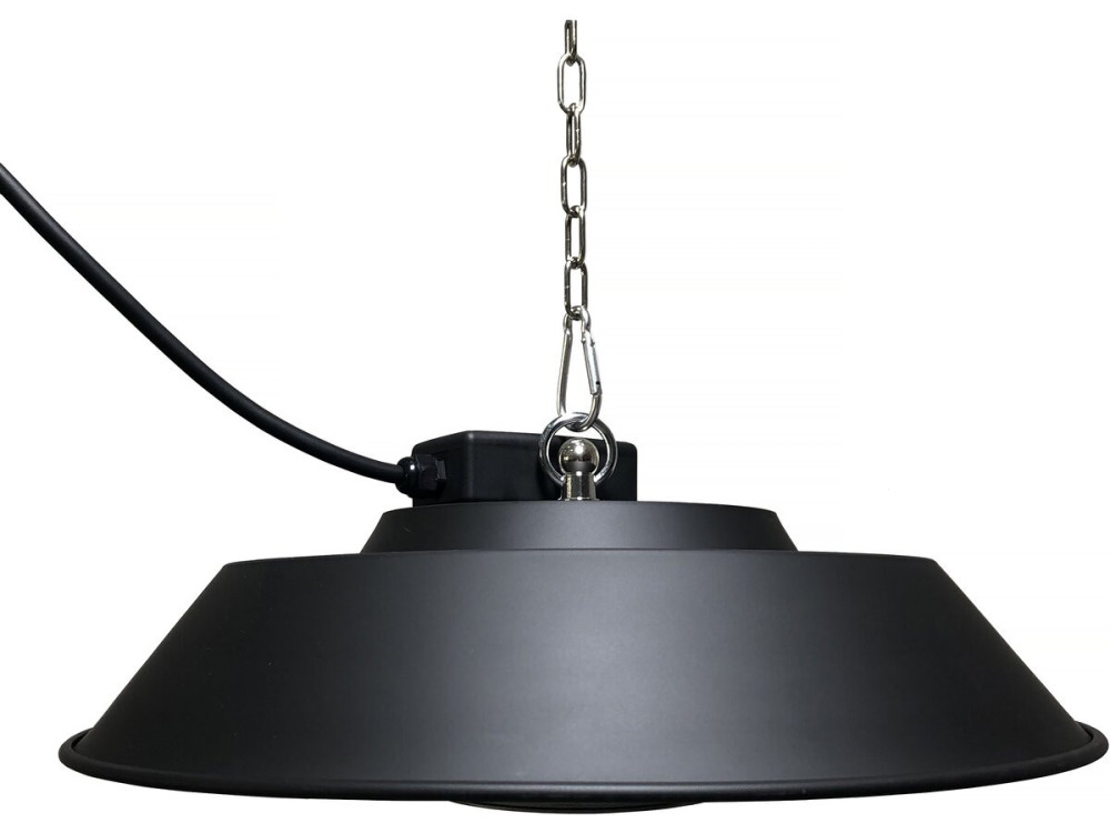 Aquecedor elétrico suspenso - 1500W - Preto