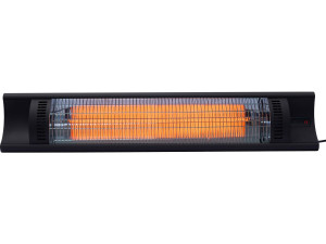 Aquecedor Elétrico Radiante em Fibra de Carbono "Bola" - 2000W - Preto