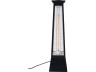 Aquecedor elétrico radiante de fibra de carbono "Volcano" - 2000W - Preto