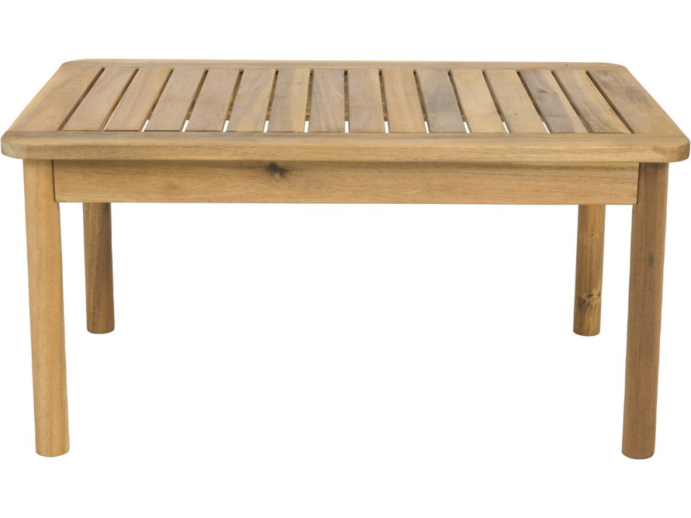 Conjunto de mobiliário de jardim em madeira "Milano" com almofadas - 4 lugares - Cinzento