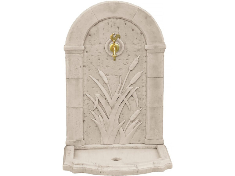 Fonte "ROSEAU" - feita de pedra reconstituída - 62 x 42 x 93 cm