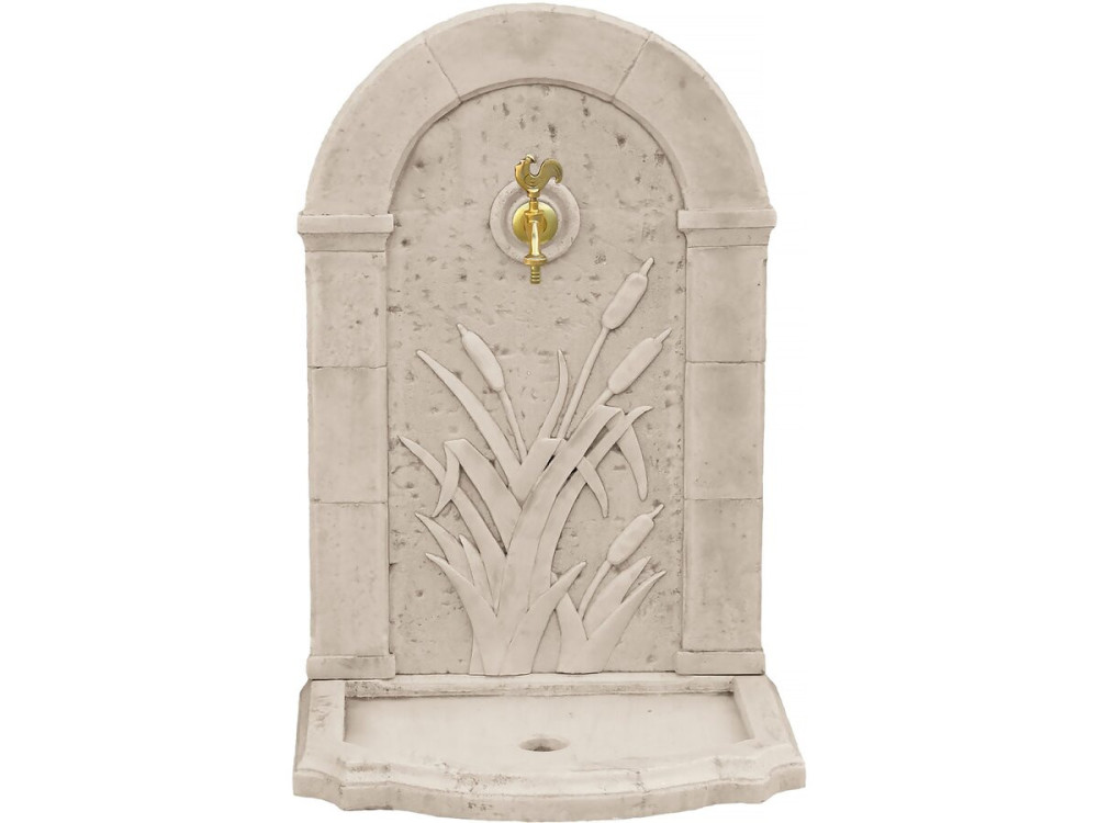 Fonte "ROSEAU" - feita de pedra reconstituída - 62 x 42 x 93 cm