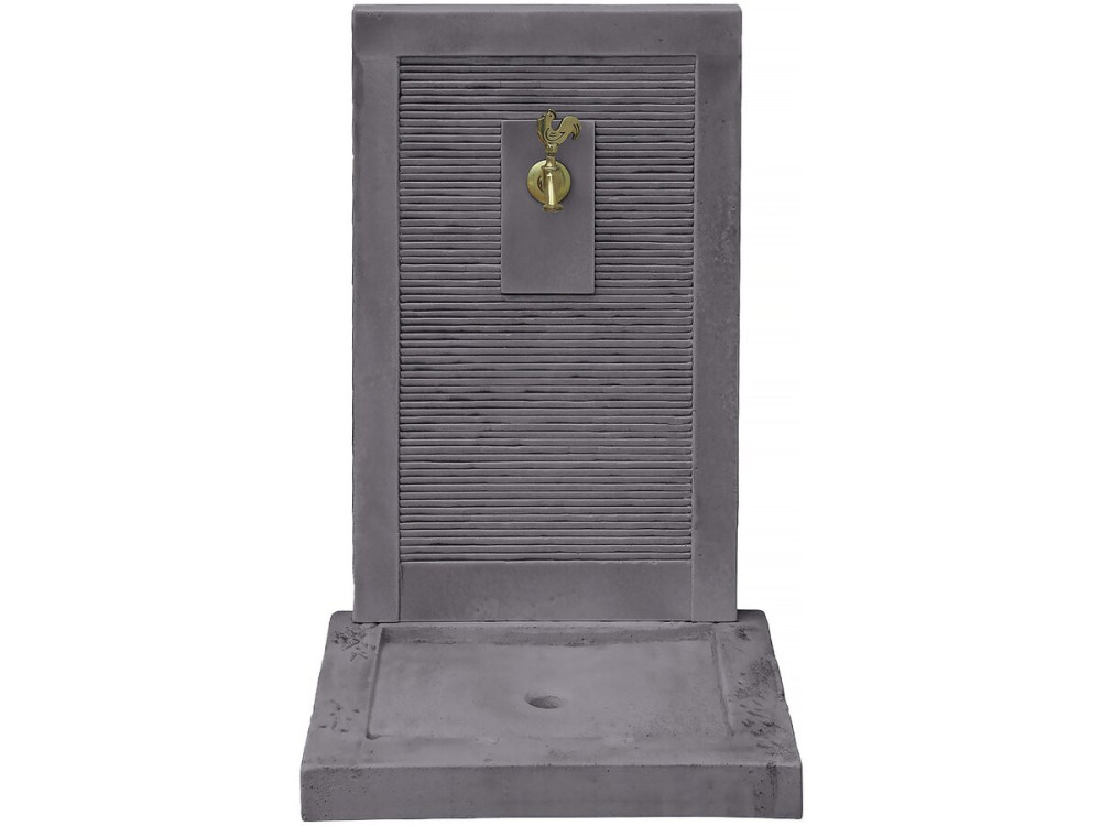 Fonte "ETNA" - Pedra - 57 x 42 x 87 cm - Cinza