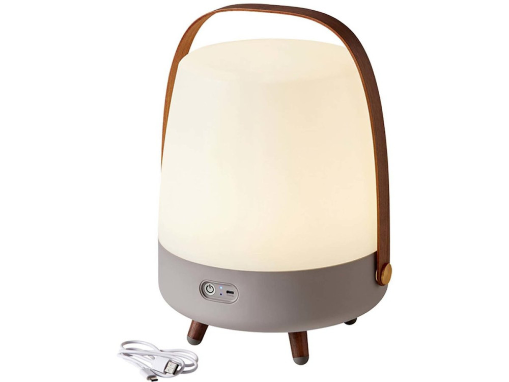 Lâmpada LED portátil Bluetooth "Lite-up Play" - Terra
