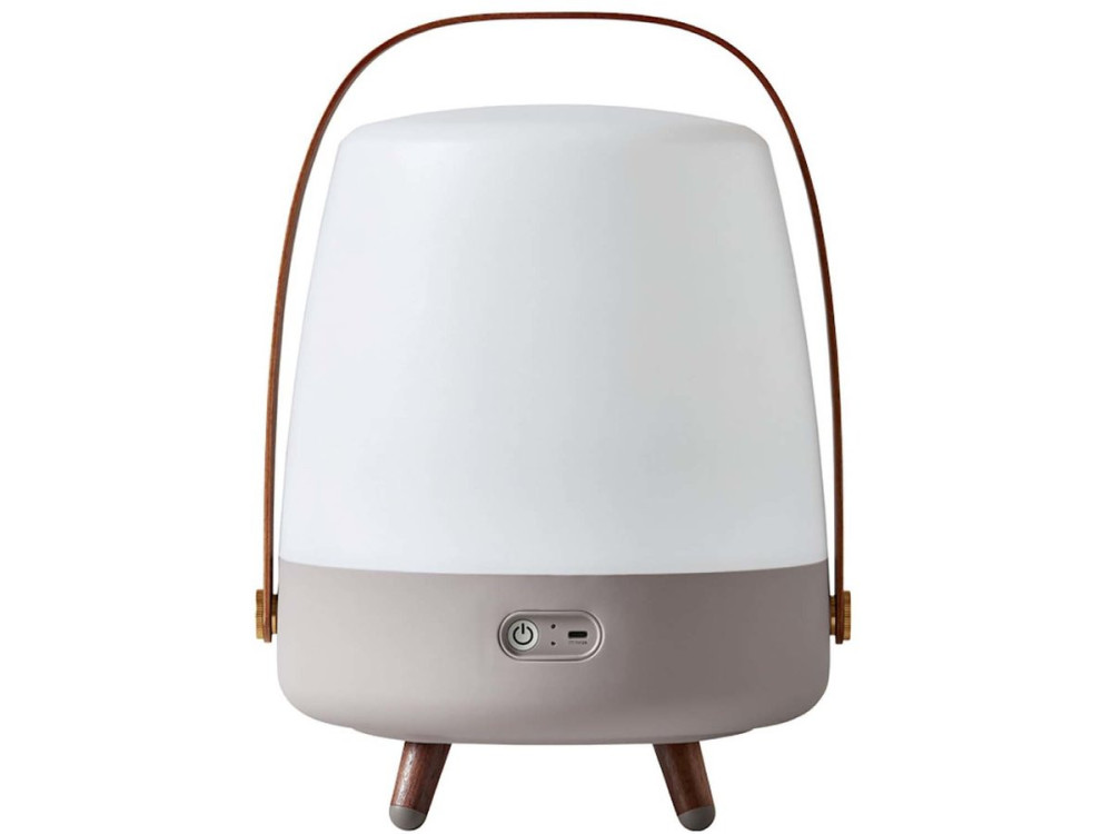 Lâmpada LED portátil Bluetooth "Lite-up Play" - Terra