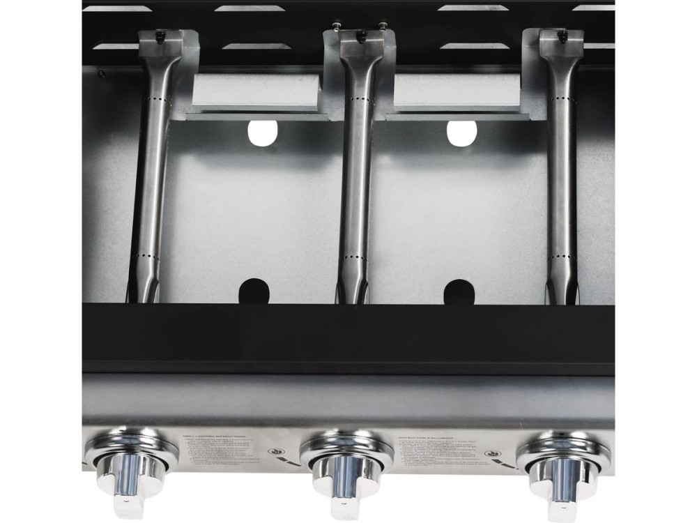 Churrasqueira "Presto 3" - 3 Queimadores - 7,5kW - Cinza