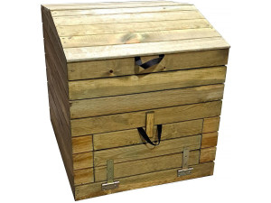 Compostor de madeira 500L "Douglas" 80 x 80 x 85 cm