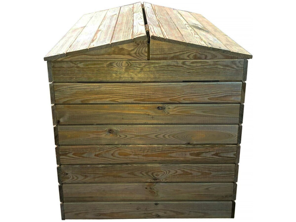 Compostor de madeira 500L "Douglas" 80 x 80 x 85 cm