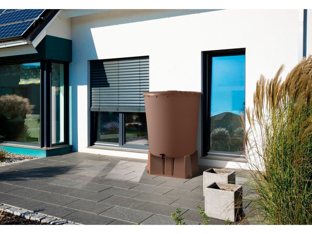 Base para coletor de água 500 L - 75 x 60 x30 cm - Taupe