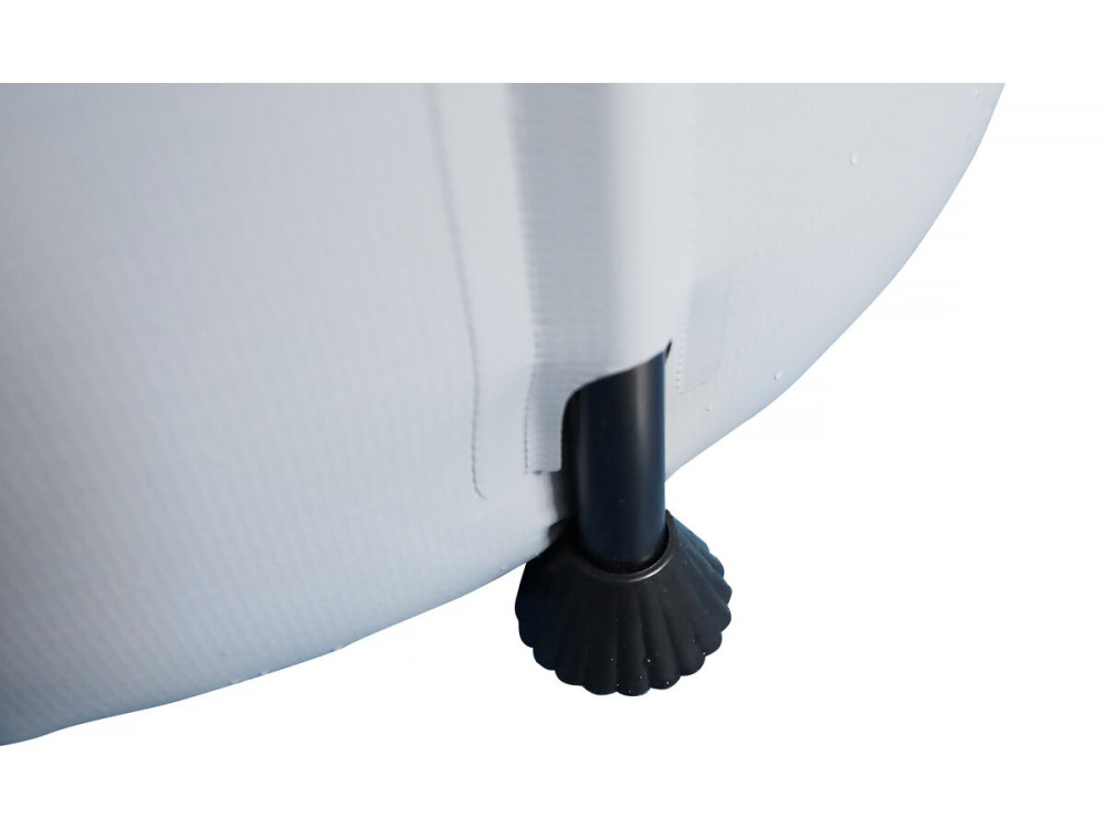 Coletor de água em PVC flexível 250 L - Cinza
