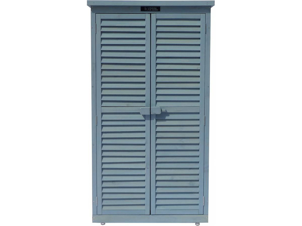 Armário para jardim "Space" - 87 x 46.5 x 160 cm - Azul céu