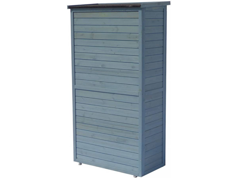 Armário para jardim "Space" - 87 x 46.5 x 160 cm - Azul céu