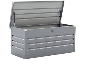 Caixa de jardim em metal "Store" 680L - prata