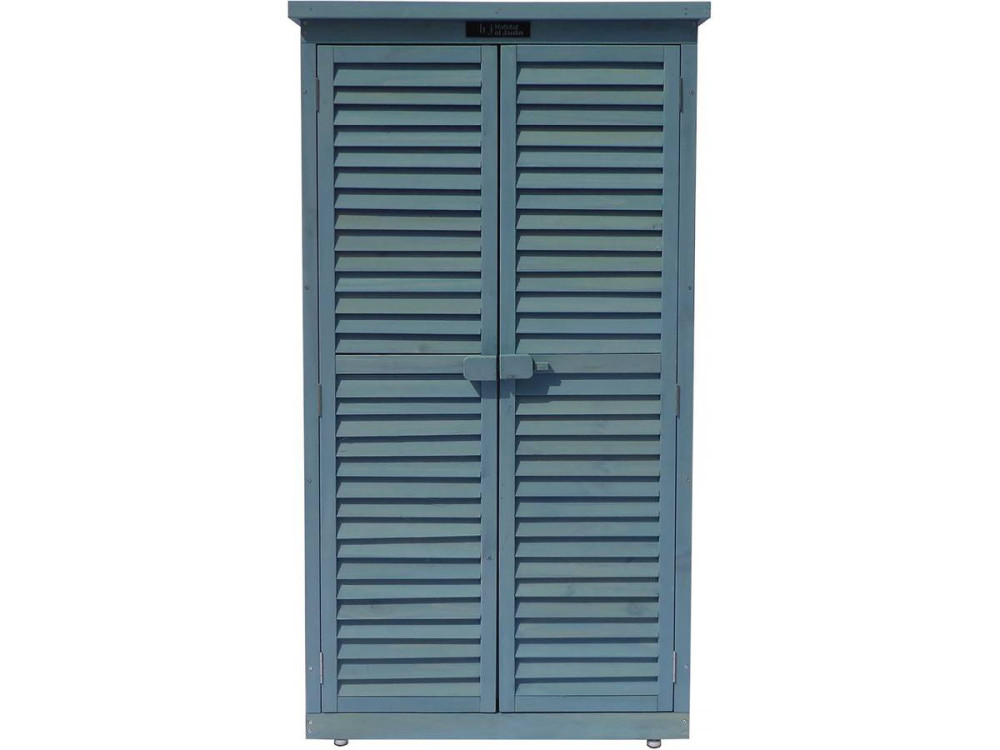 Armário de jardim "Space" - 87 x 46,5 x 160 cm - Azul celeste
