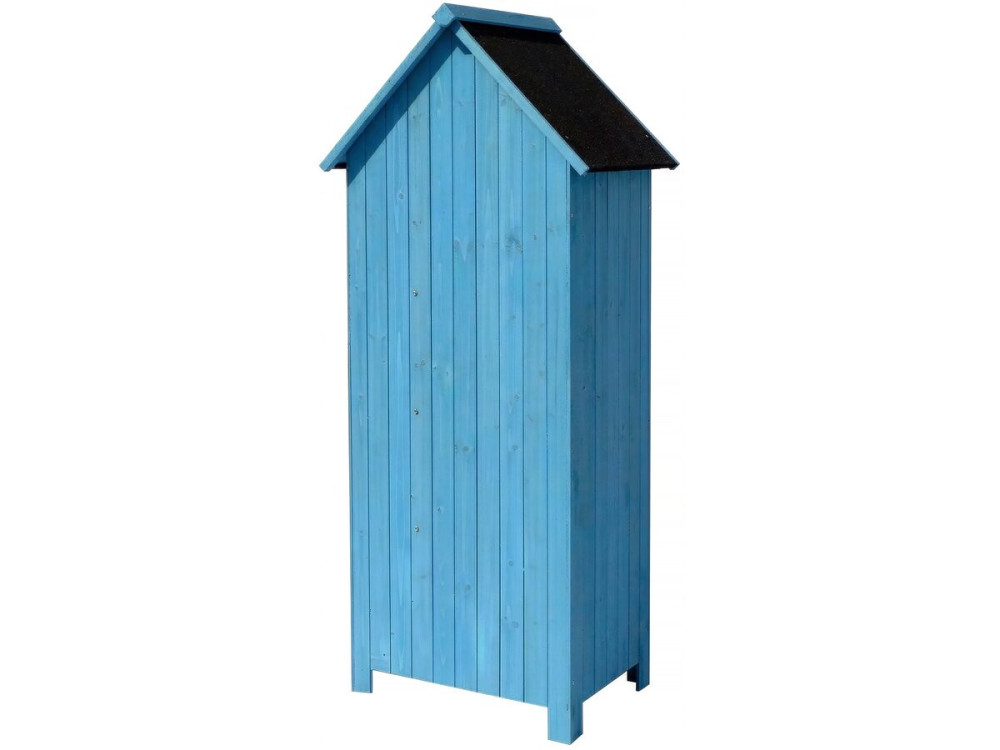 Armário de jardim "Cabanon" - 77 x 54,5 x 179 cm - Azul celeste