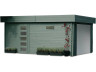 Garagem "Moderna" - 19,26 m² - 3,58 x 5,38 x 2,56 m - 40 mm - Porta motorizada