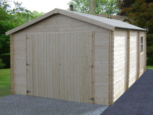 Garagem em madeira - Garodeal - 20 m² - 5,19 x 3,86 x 2,66 m - 34 mm