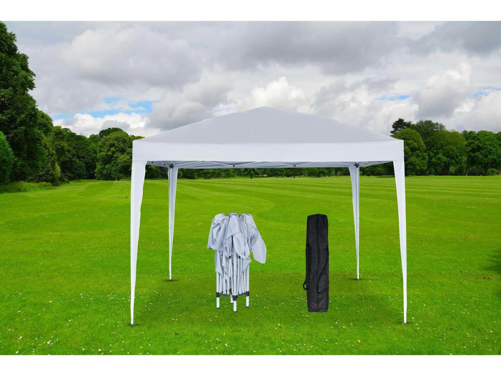 Gazebo dobrável de jardim "Svetlana 4" - 12 m² - 3 x 4 m - Branco