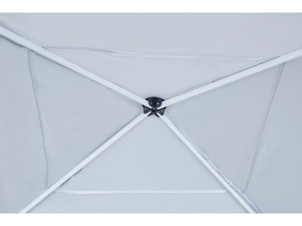 Gazebo dobrável de jardim "Svetlana 4" - 12 m² - 3 x 4 m - Branco