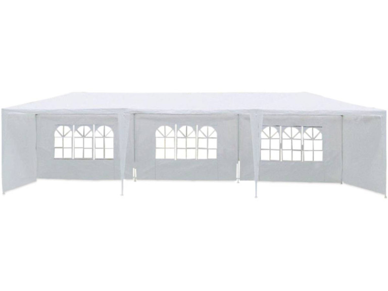 Tenda de recepção em polietileno "Carolina" - 3 x 9 m