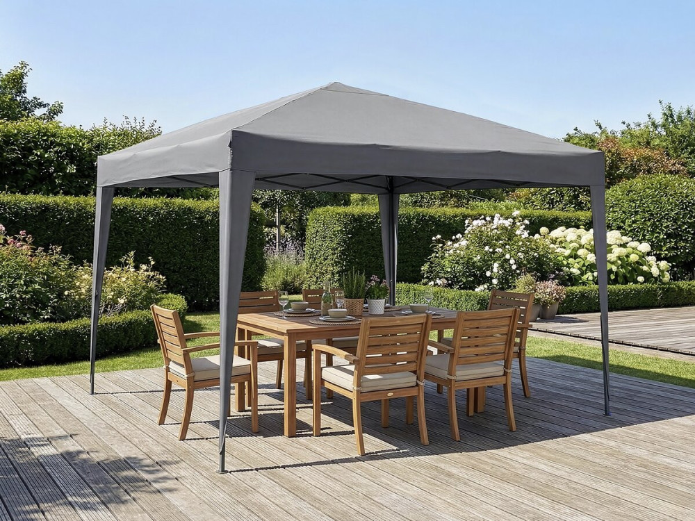 Arboreto rebatível Svetlana 3" - 9 m² - 3 x 3 m - Cinzento