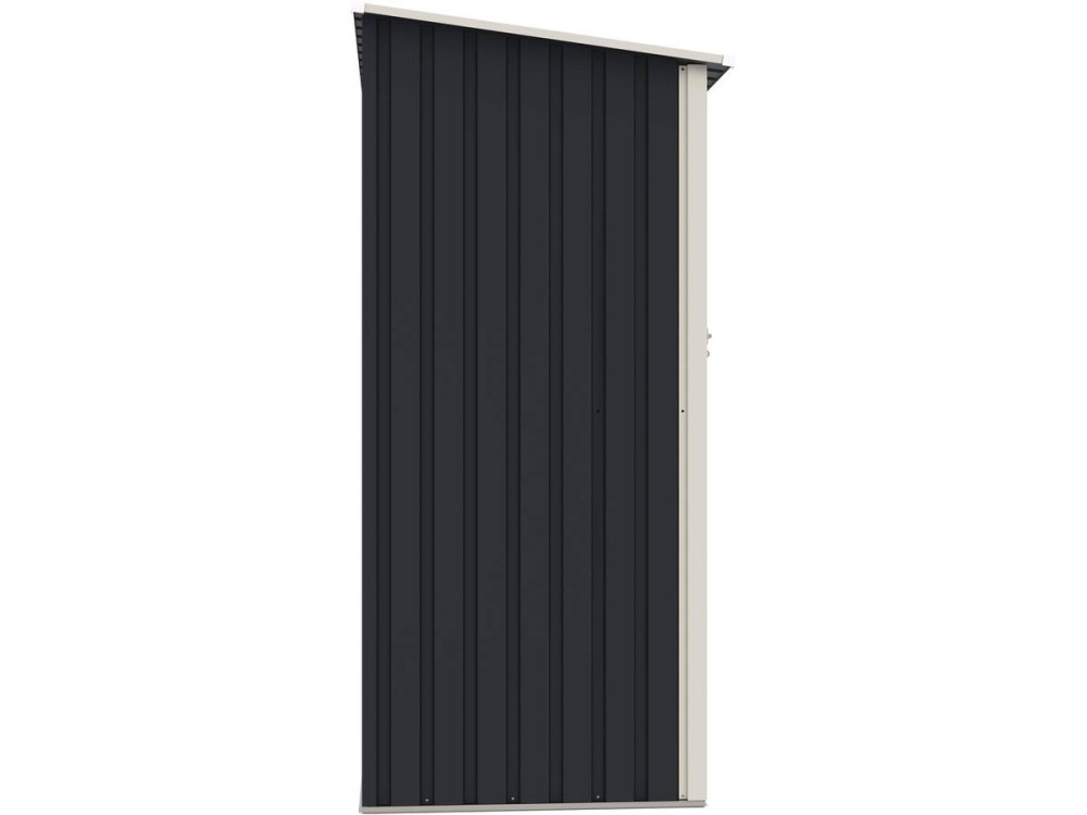 Abrigo de jardim metálico "Vega II" - 1,35 m² - Cinza
