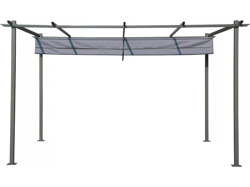 Pérgula com teto retrátil - 3 x 4 m - Antracite