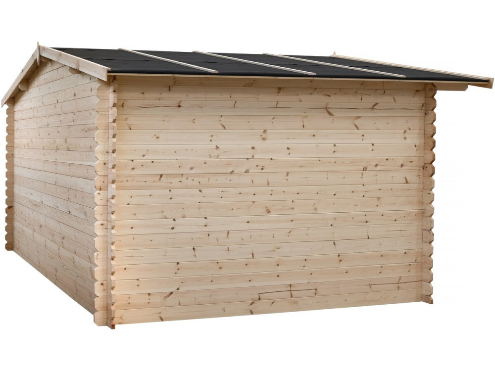 Casinha de jardim em madeira "Oz" de 14m² - 388 x 298 x 225 cm - 28 mm